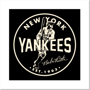 Babe Ruth Yankees 2 by Buck Tee Originals Posters and Art